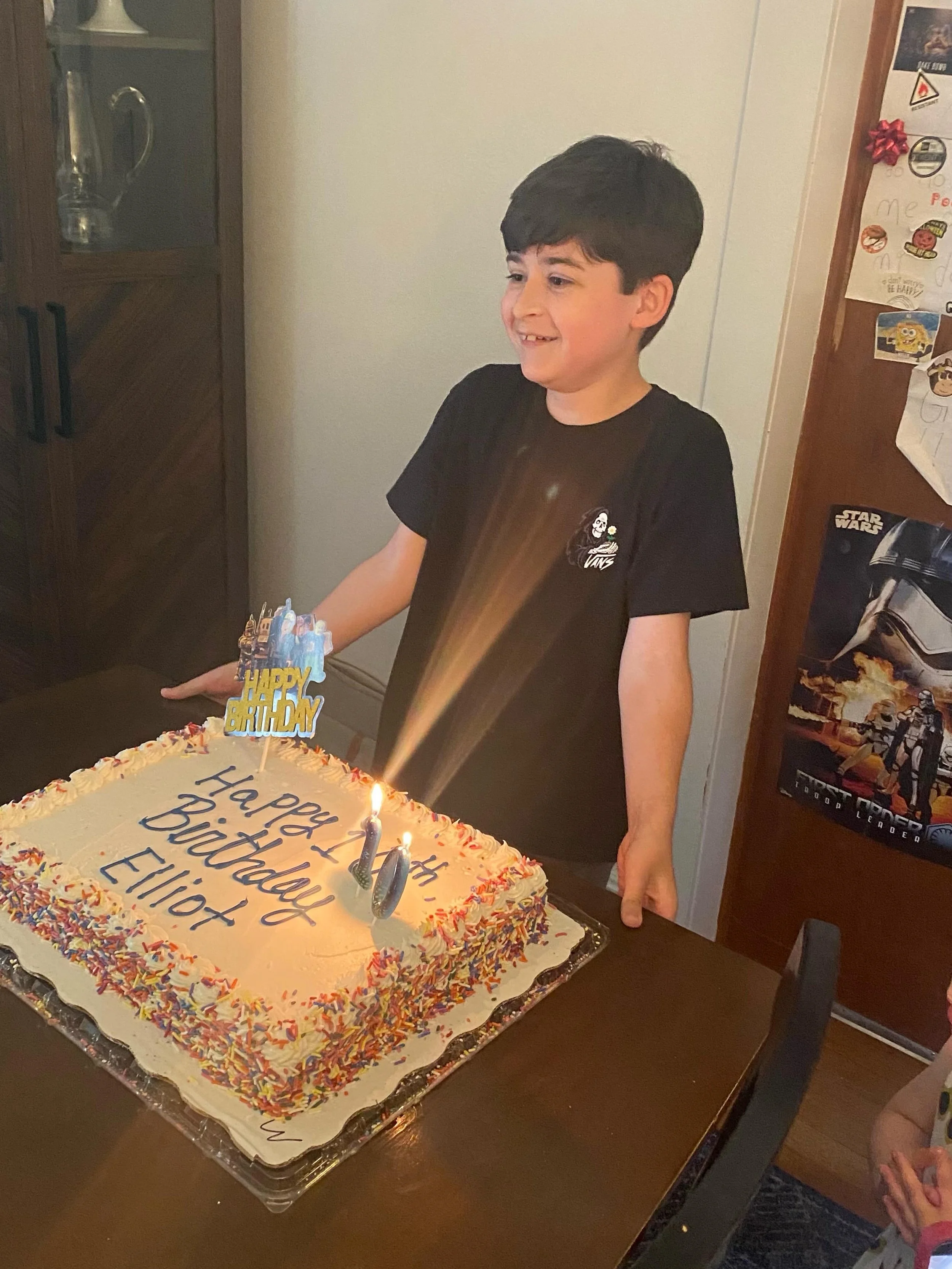 We celebrated Elliot&rsquo;s 10th bday with family today and it was so nice. Love when we get together. We feel so grateful and blessed ✨ #thisisten #birthdayboy #celebrate #partytime #family