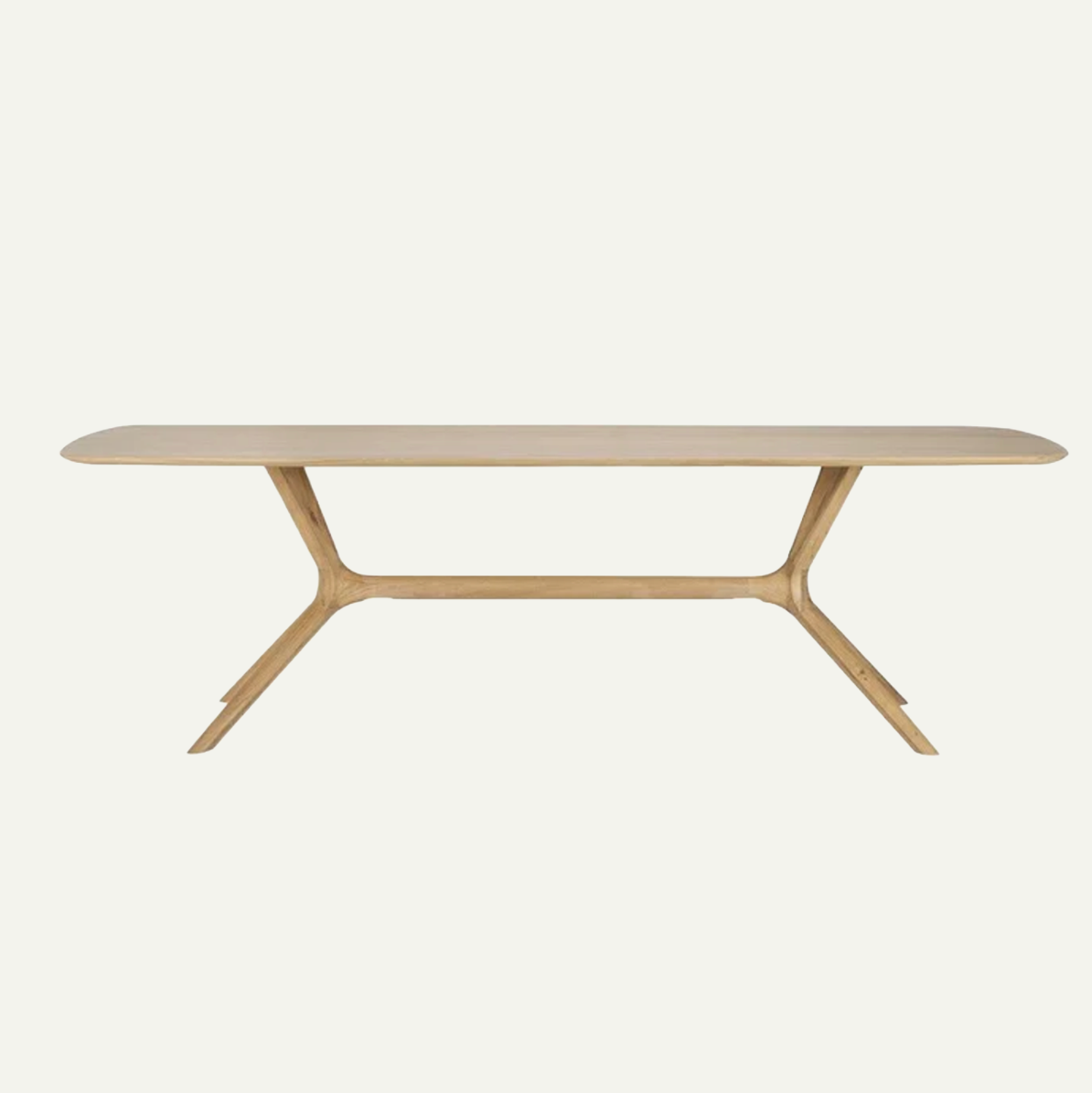 Oak Dining Table - X Table