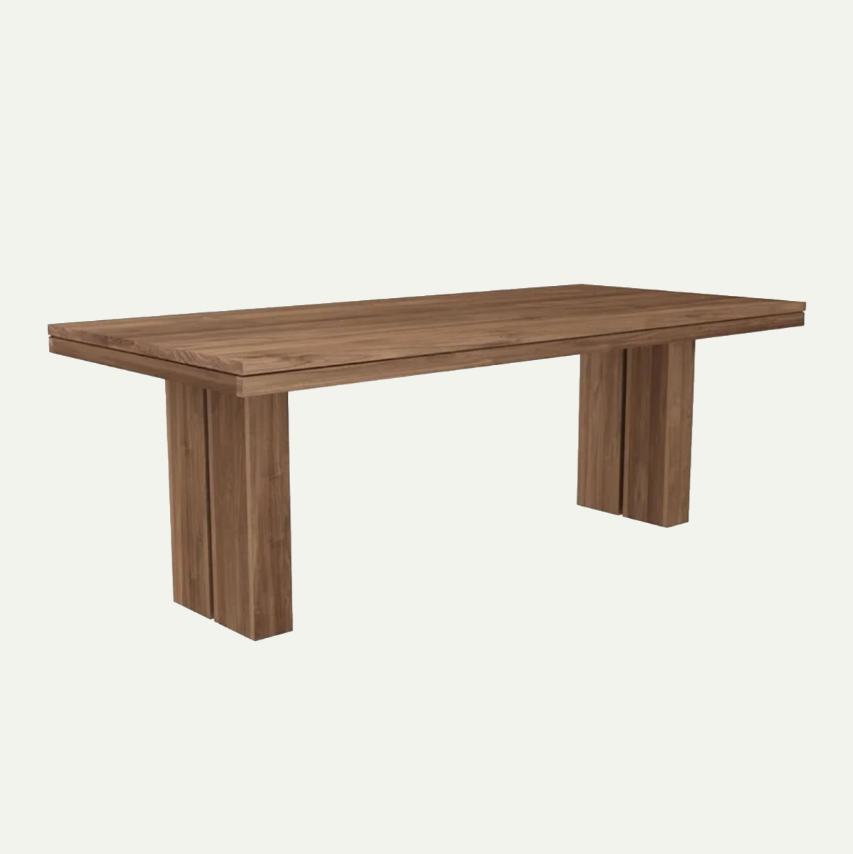 Dining Table - Teak Double Extension Dining Table