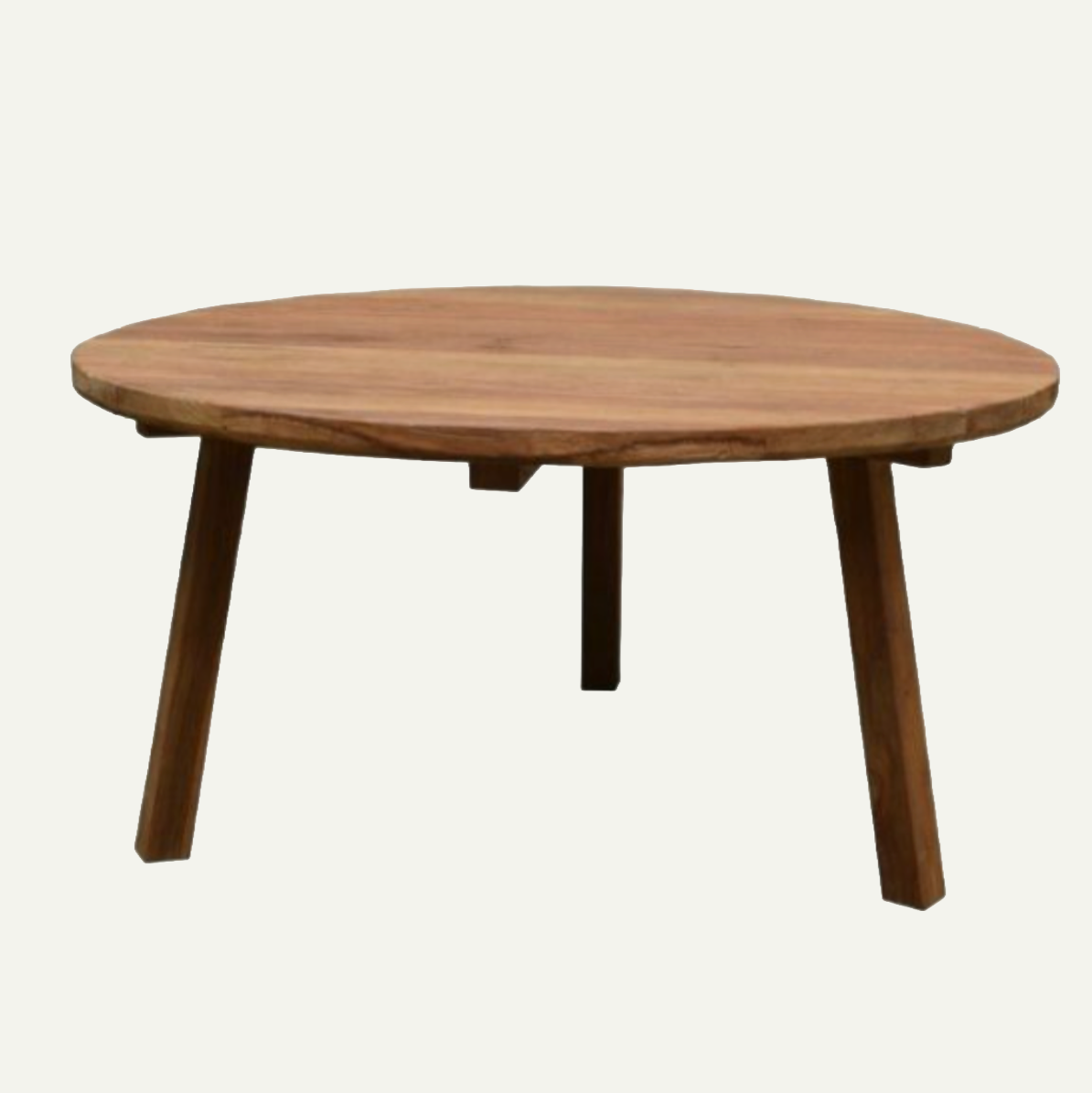 Coffee Table - Teak Driftwood Round Coffee Table