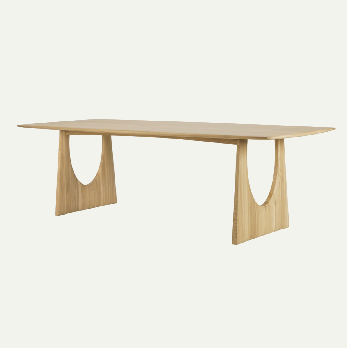 Oak Dining Table - Geometric