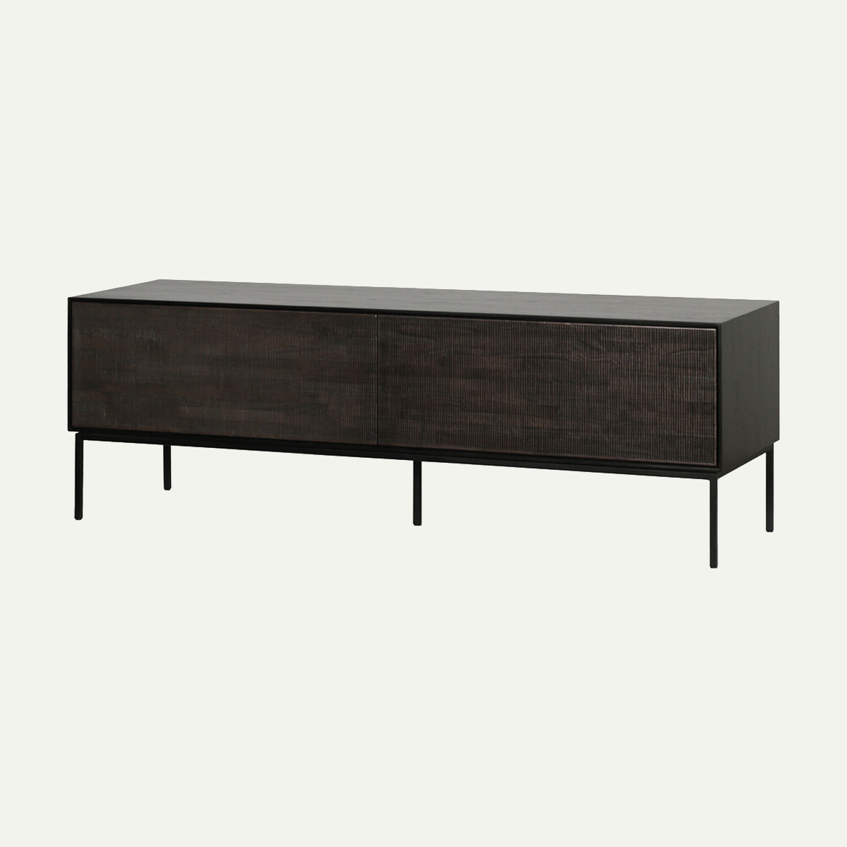 TV Cabinet - Teak Grooves