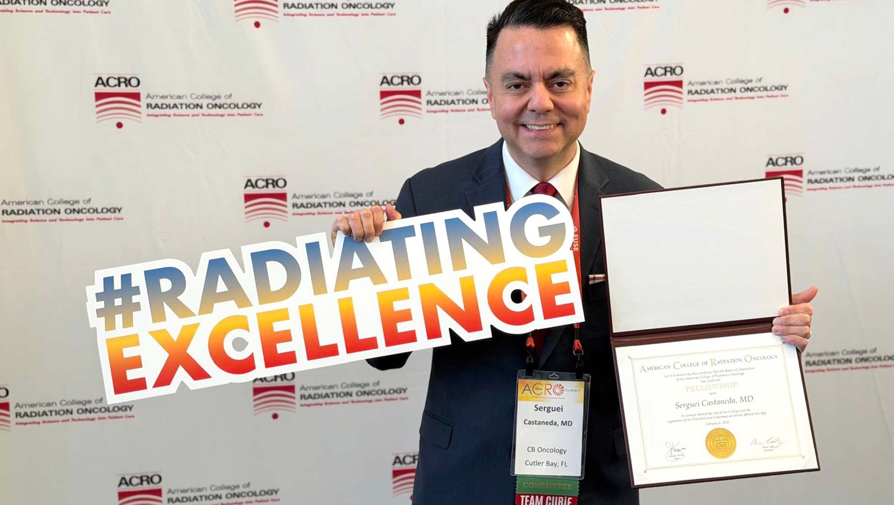 Dr. Serguei Castaneda Honored with Prestigious ACRO Fellowship