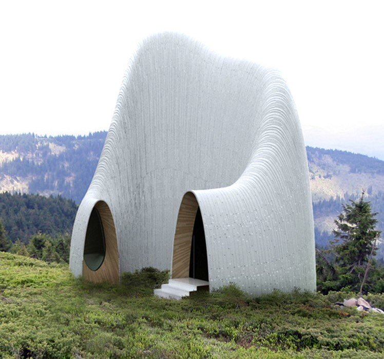 If you ever wonder how a modern day place of worship looks like, Madaras Chapel in Romania designed by @ramonaalbert and Christopher Johnson Architect &amp; Associates sure looks like a mesmerizing one! 
⁣
This state of art chapel is located on the h