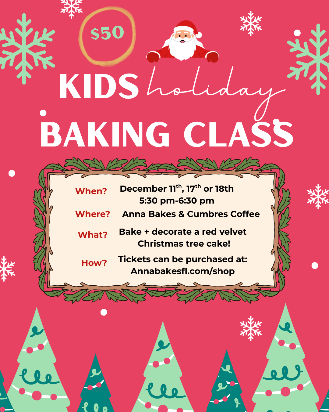 Kids Holiday Baking Class