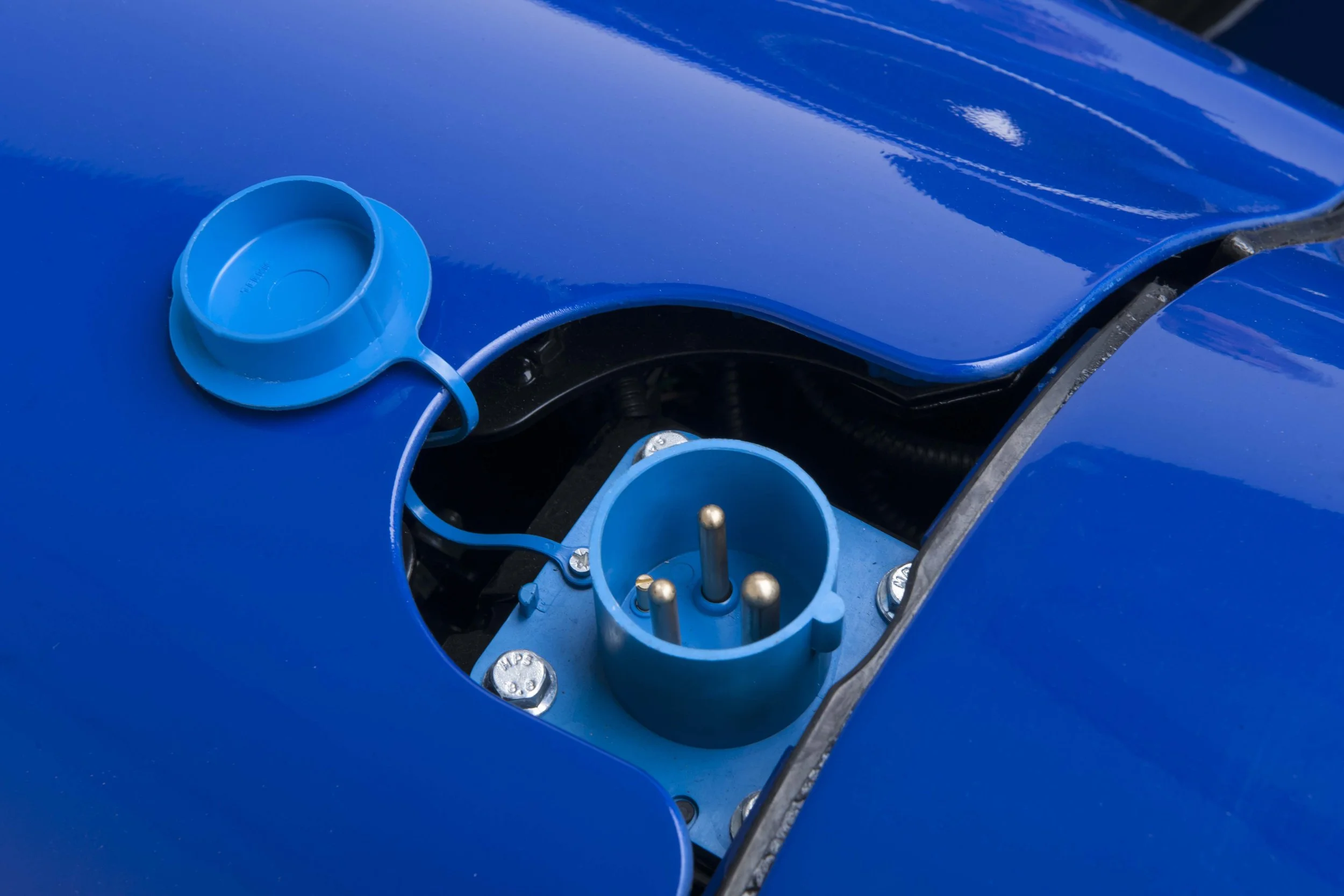 Solectrac e25 Electric Tractor Charge Port