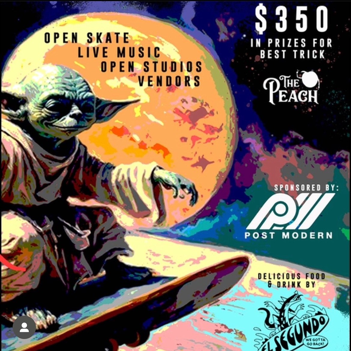 This SATURDAY May 4th, come visit our booth at The Peach in West Palm Beach for the Skate Jedi Art Walk!!
We will have original art and prints available for sale, merch, and other swag!
Sat May 4th 5-10pm

@darktidetattoo @googieboogies @big_cheets @