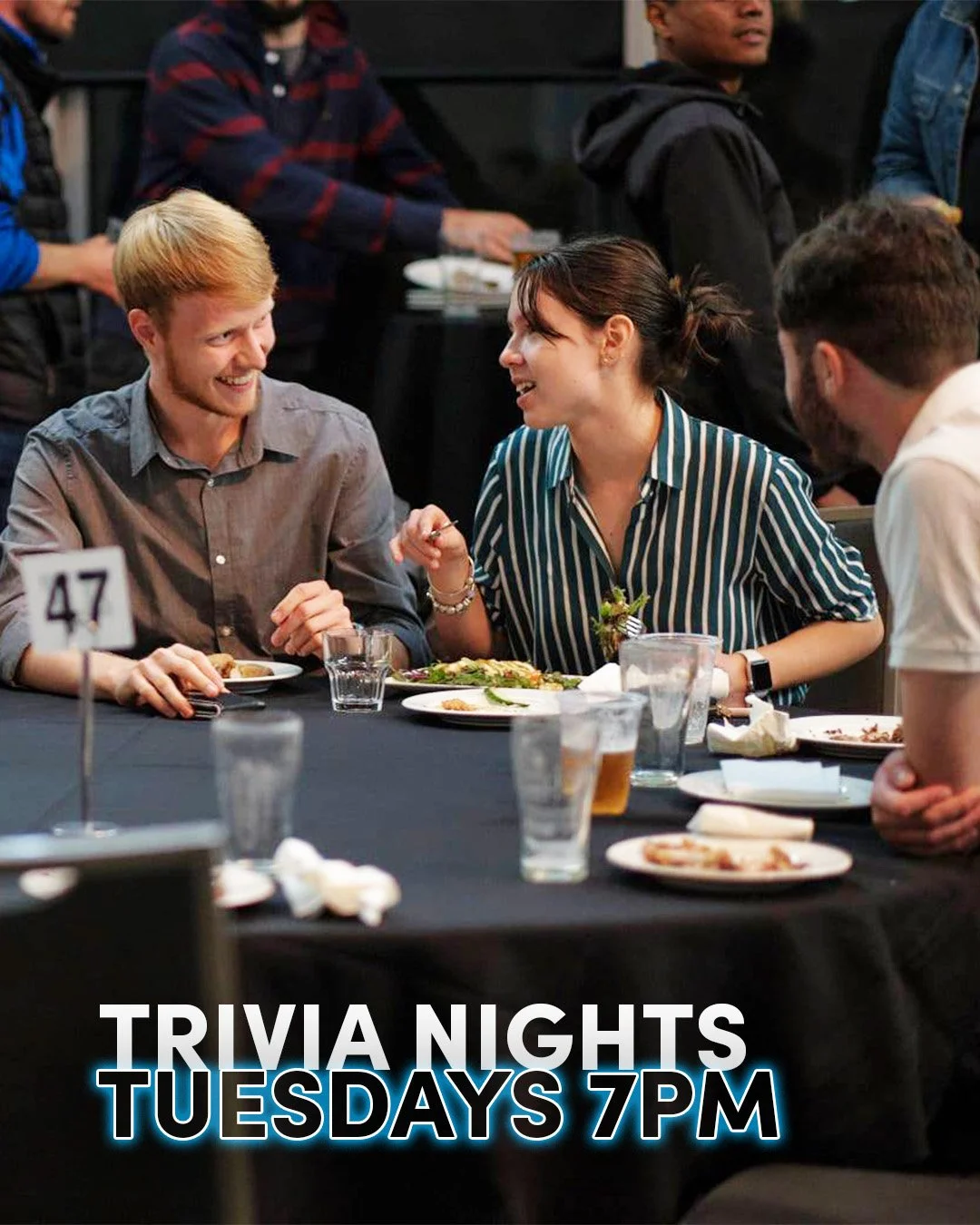 Put your knowledge to the test with our weekly Trivia nights at Woden! 😍⏰

🗓️ Session begins at 7pm every Tuesday in the Triton Lounge
✅ Free to play, you can register with our host on arrival
🎟️ No booking required 

✅ Follow us: @hellenicclubofc