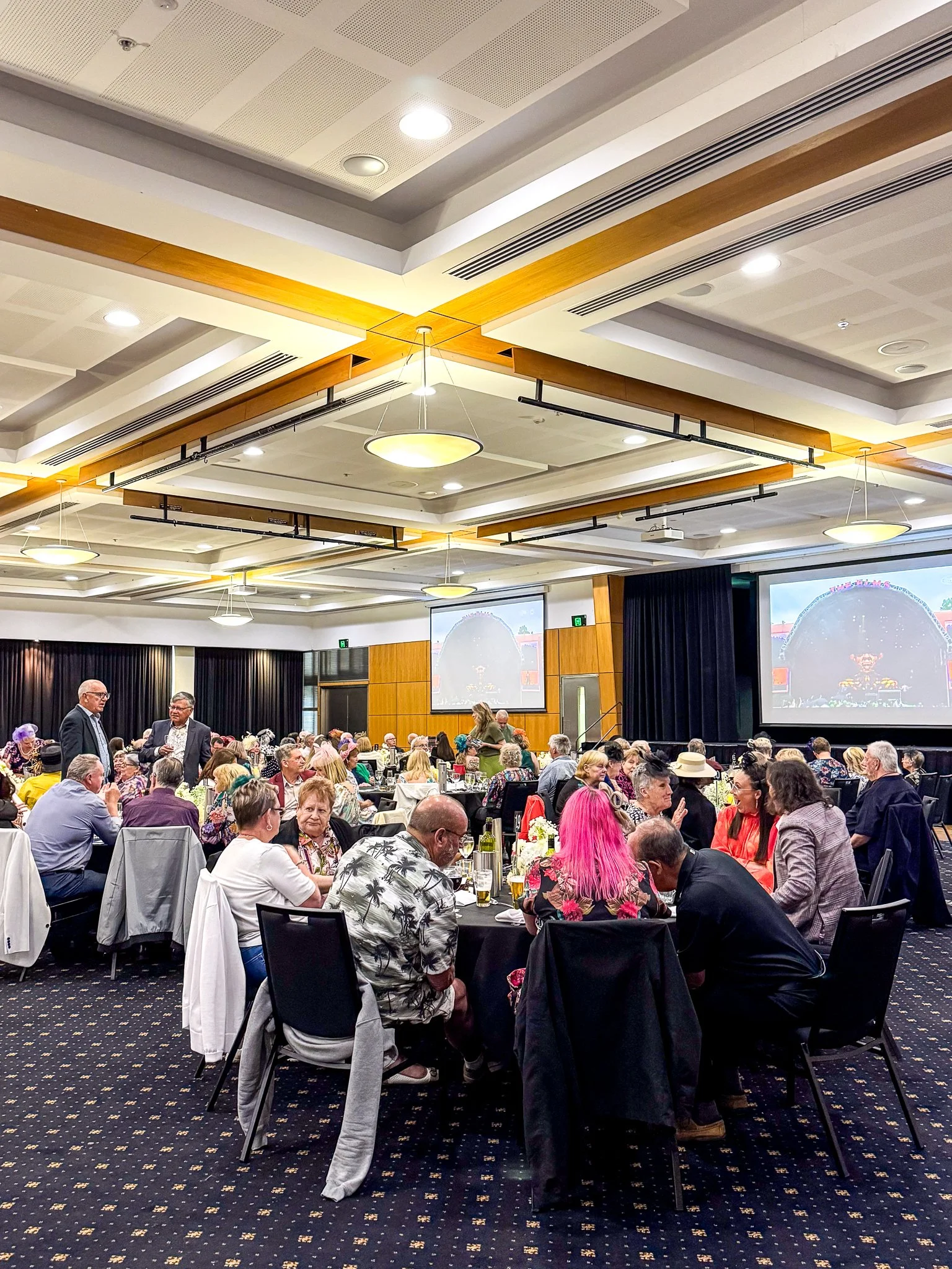 Yesterday we held our Melbourne Cup Luncheon! 🐎☺️
Although the Melbourne weather came to Canberra, the rain didn't stop us from fine dining, cold drinks, and live tunes from our amazing 2-piece acoustic band.

Thank you to everyone who attended our 