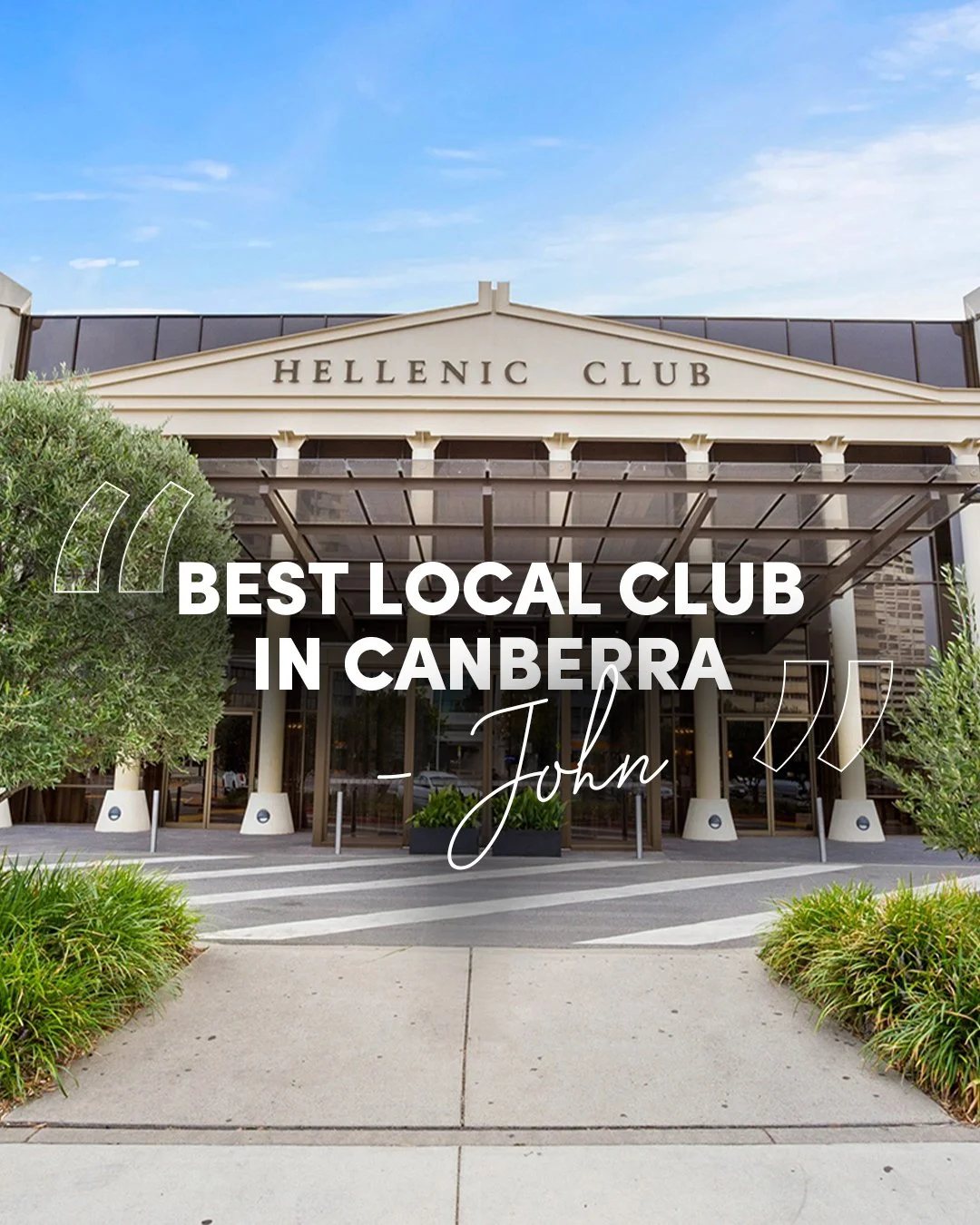 We couldn't agree more ☺️
Let us know your experience with us by leaving us a Google review ✅

#HellenicClubOfCanberra