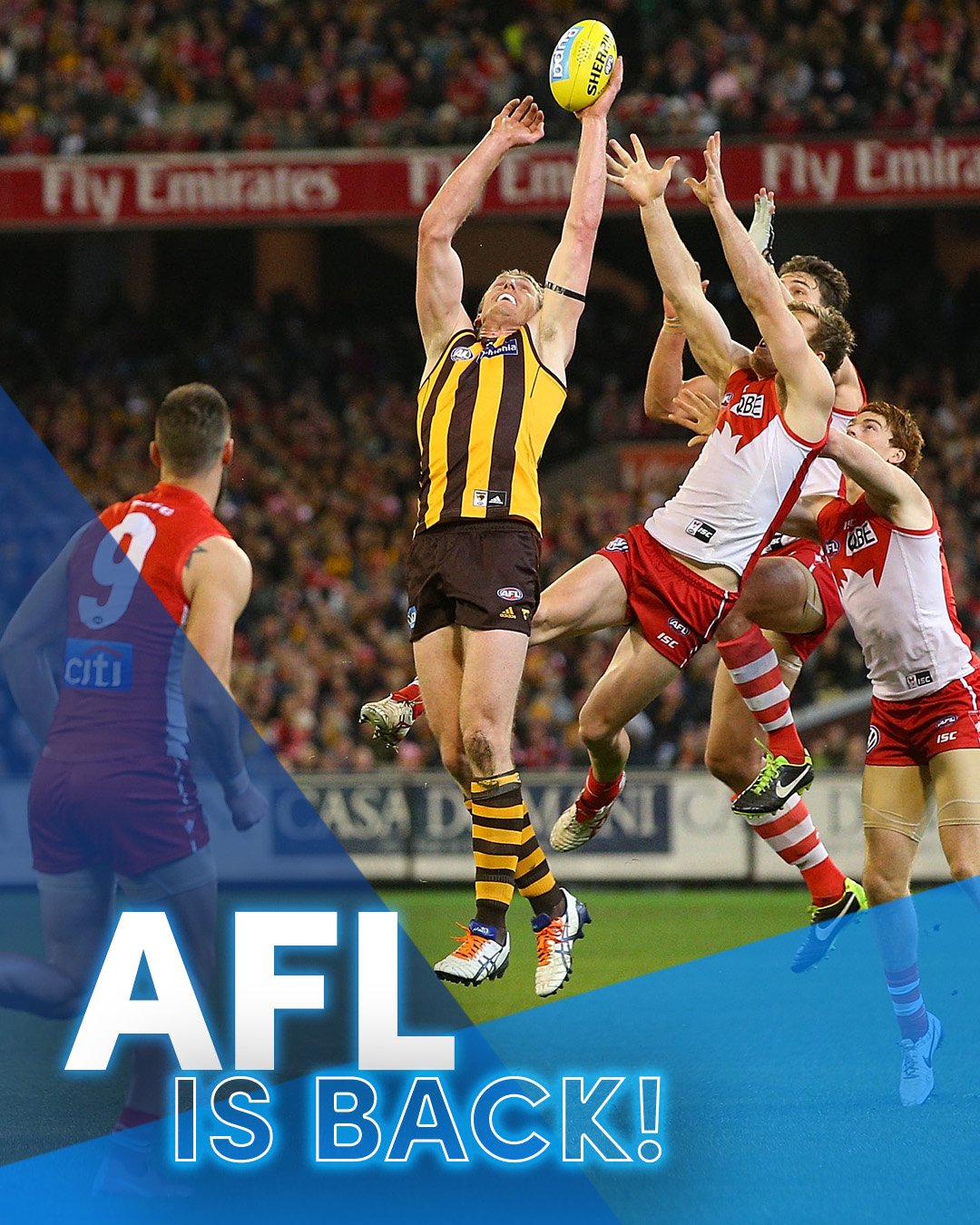 AFL is back tomorrow night! 🏉
Join us for the first games live on the big screen.

Plus, it&rsquo;s not too late to sign up for our tipping competition!
👉 Learn more: https://www.hellenicclub.com.au/footy-tipping

#HellenicClubOfCanberra
*18+ only.