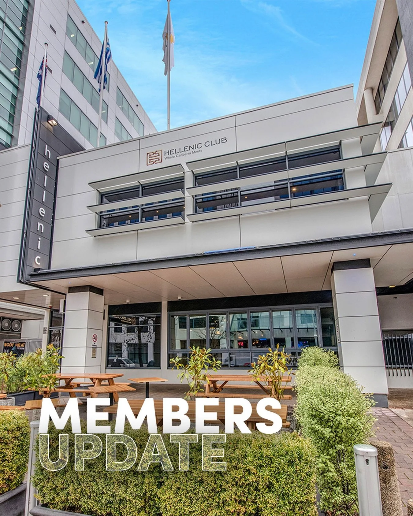 A new chapter for the Hellenic Club.

For more than 15 years, our City Club has been part of the Hellenic Club story - a place where members have gathered, celebrated and connected in the heart of Canberra.

Today, we&rsquo;re sharing an important up