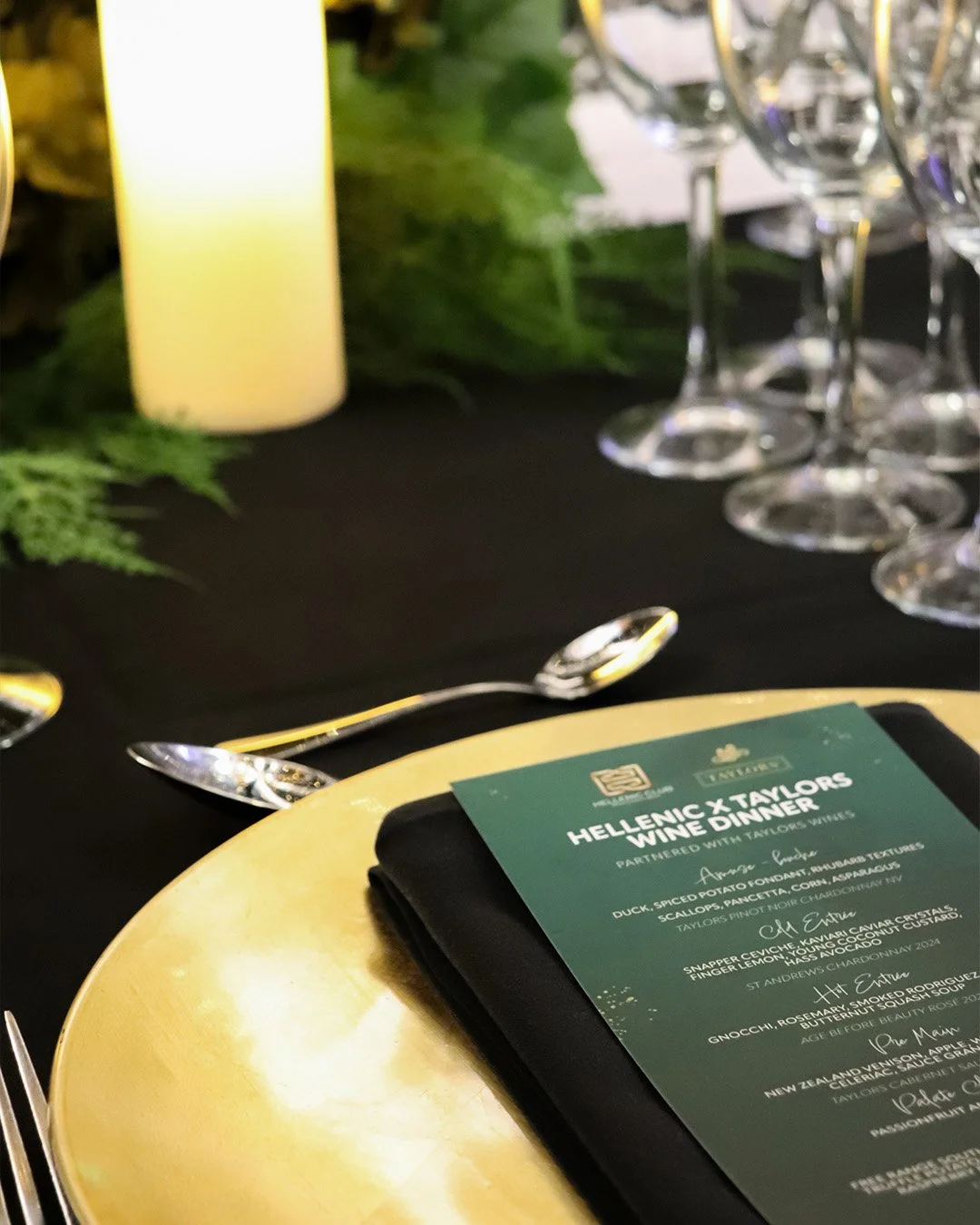 Hellenic x Taylors Wine Dinner - A Night to Remember ✨

An unforgettable evening of exceptional wines, incredible food and great company🍷

Thank you to everyone who joined us. We hope you had a memorable evening and hope to see you at the next one!
