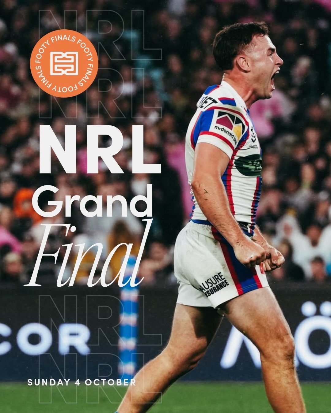 It&rsquo;s going to be one for the ages 🏉

Join us for an historic NRL Grand Final this Sunday 4 October &ndash; with every minute of the Knights vs Roosters showdown live and loud on the big screens here at Woden from 7:30pm. 

Plus 👇
💪 UFC 332: 