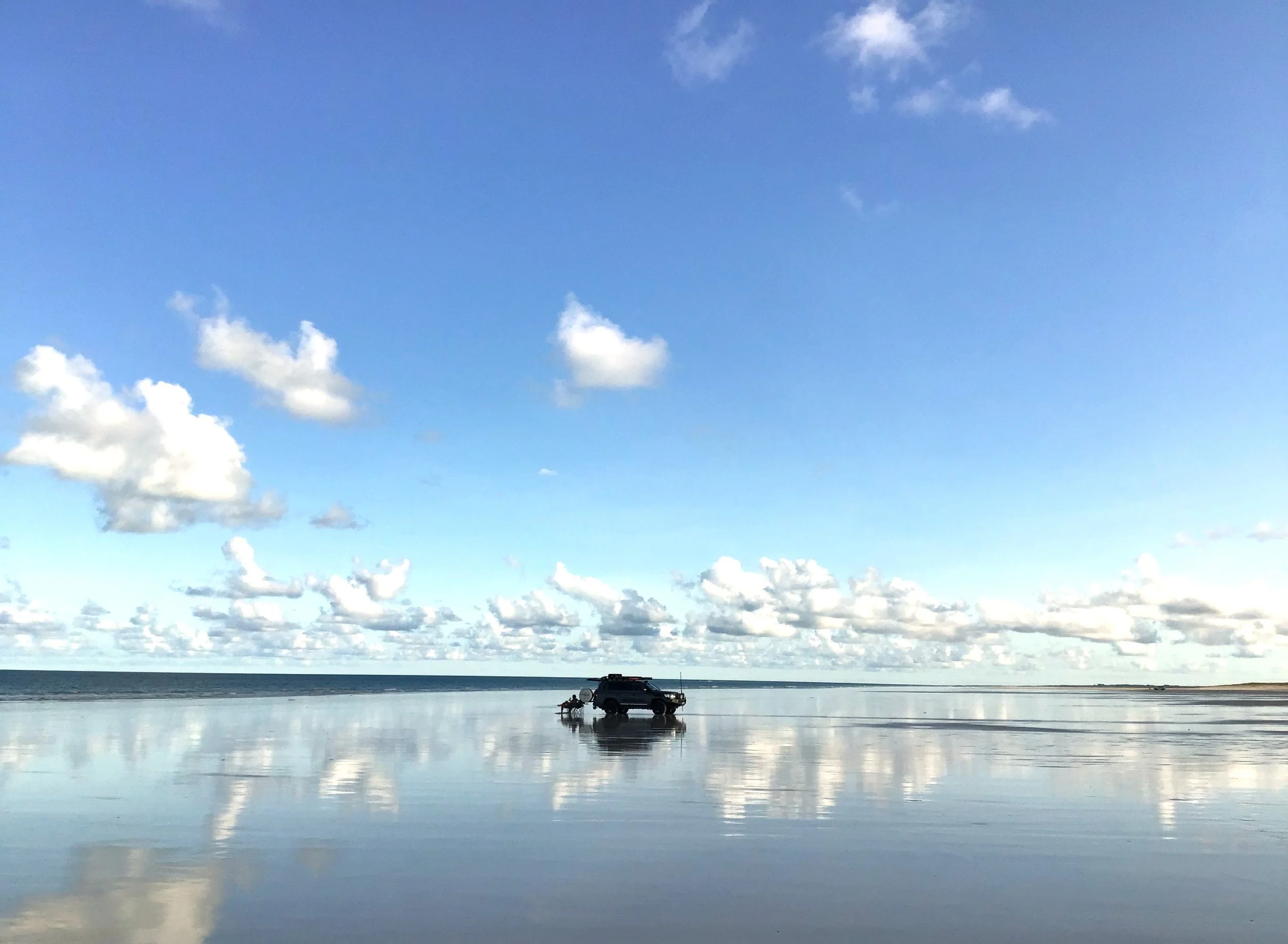 CLOUDBURST, LIFE REFLECTING LIFE, CABLE BEACH BROOME, AUSTRALIAN NORTH WEST   