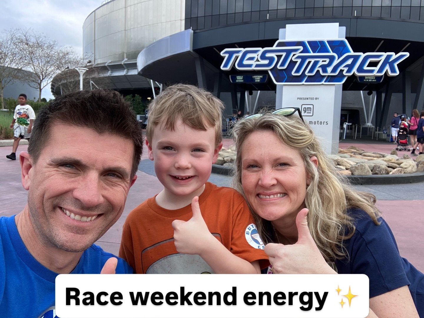 Pre-race Disney day ✔️
Rides, babies, chaos, and somehow tomorrow I run a half marathon 👑

Not perfectly trained.
Not perfectly rested.
But very grateful to be here doing something I love with the people I love most.

Princess Half tomorrow&hellip; 