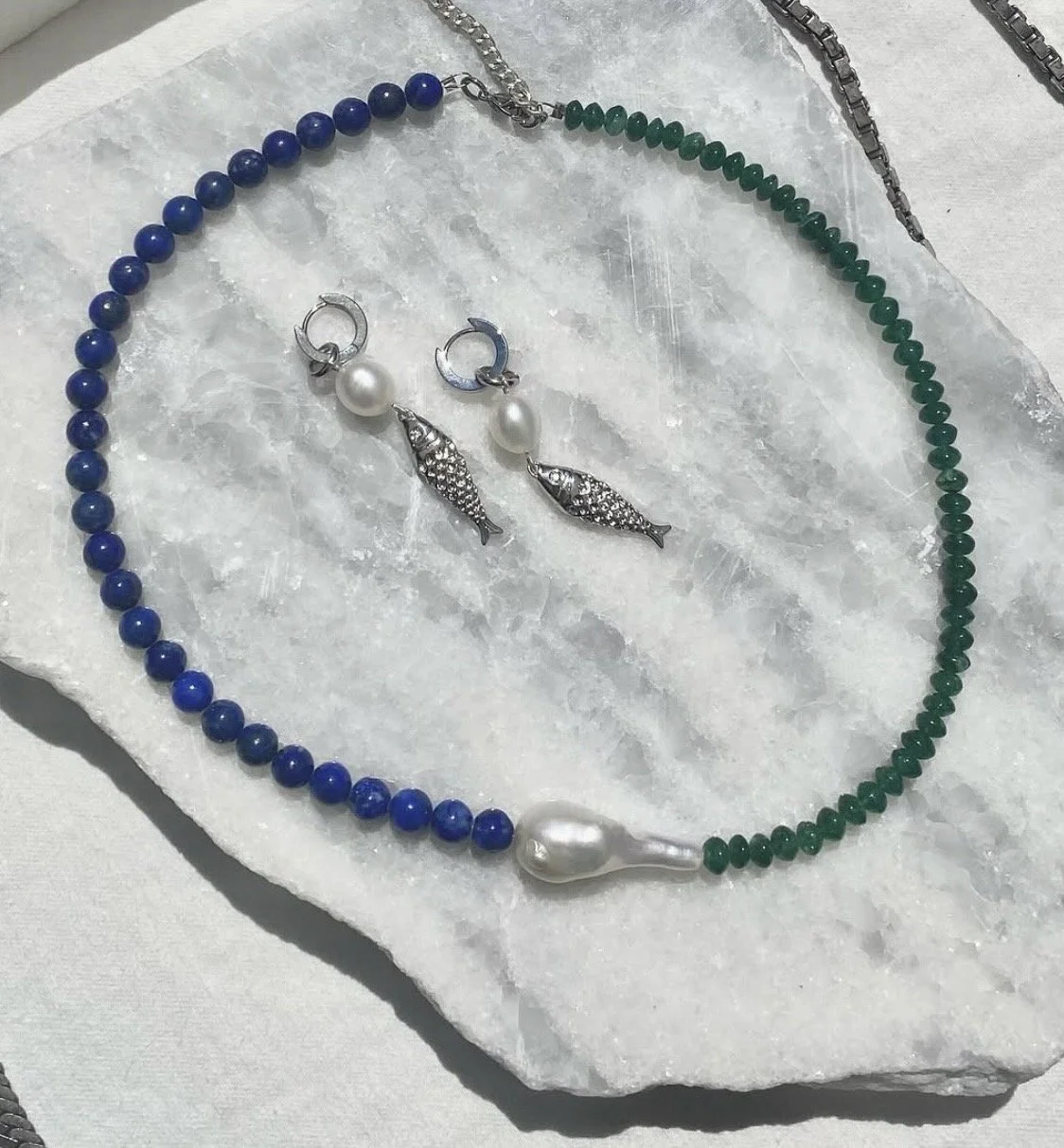 FISH EARRINGS (silver)