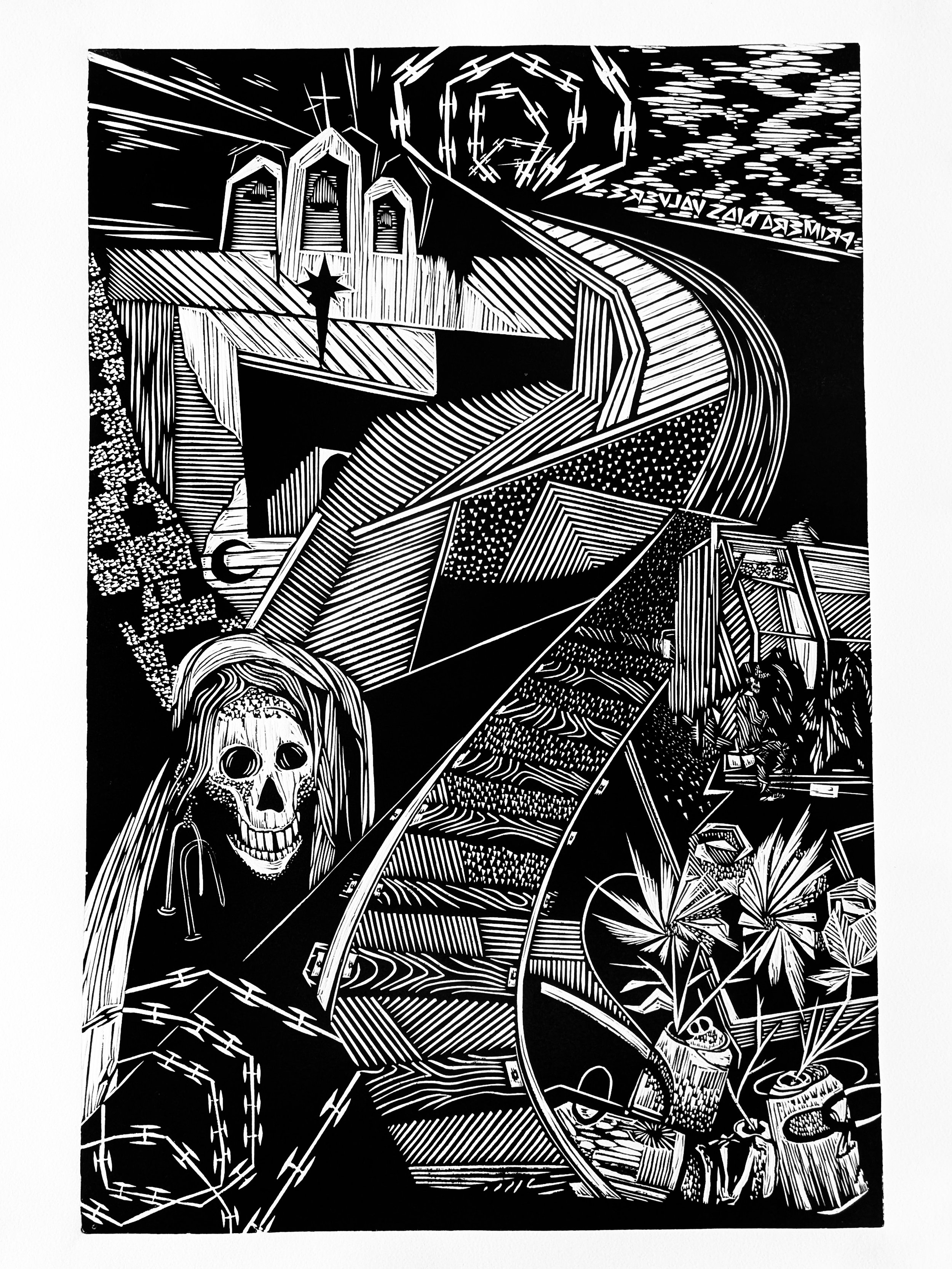 Grisha Camargo, "Dientes Rotos" Print