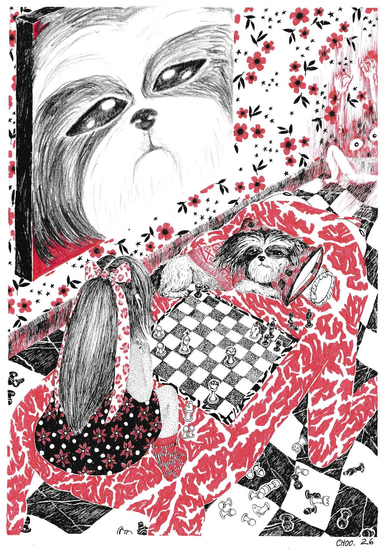 YerrieChoo_two brats playing chess.jpg