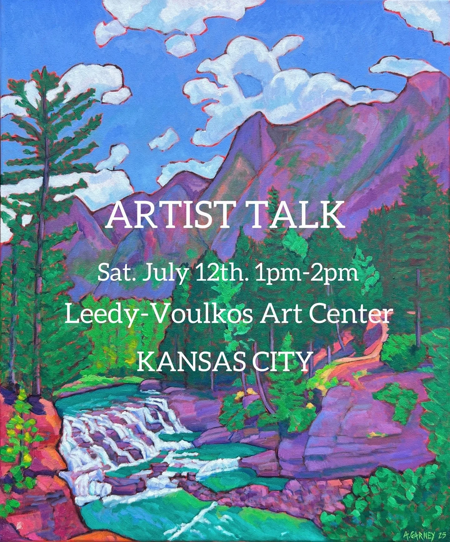 Excited to have a show opening at #LeedyVoukosArtCenter &hellip;with an #ArtistTalk on July 12th &hellip; 1pm-2pm.. Paintings will be in display thru mid-September&hellip; #pleinairpainting #paintingonsite #colorfulpaintings #fauvism #contemporaryart