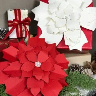Paper Poinsettias