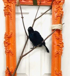 Raven Frame Wreath