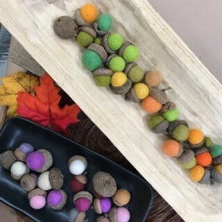 Felt Acorns