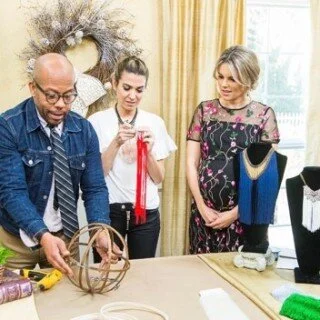 Embroidery Hoop Urns