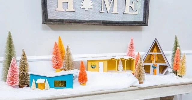 Modern Christmas Village