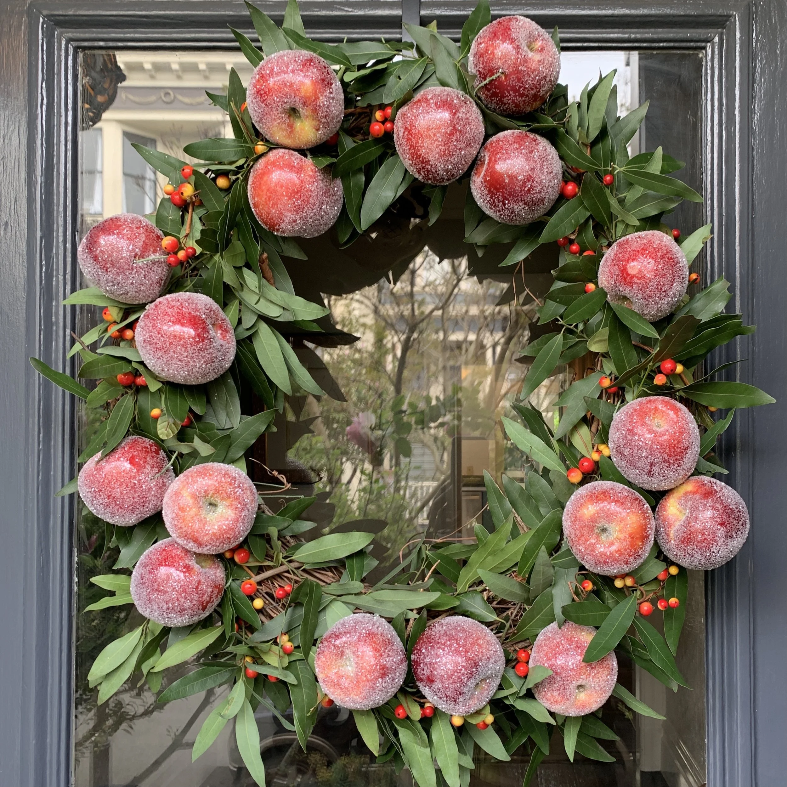 Sugared Apple Wreath