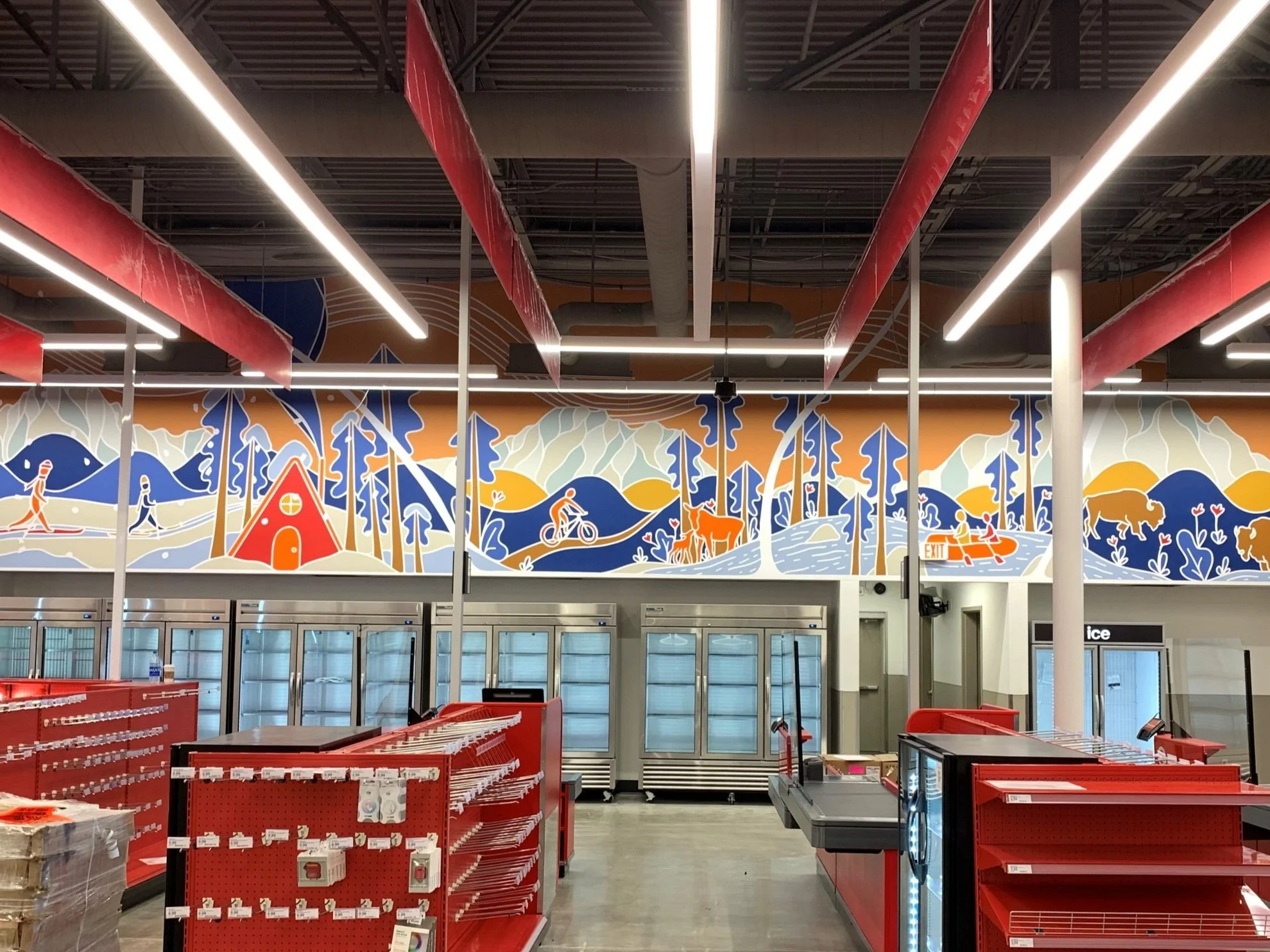 Target Store Mural
