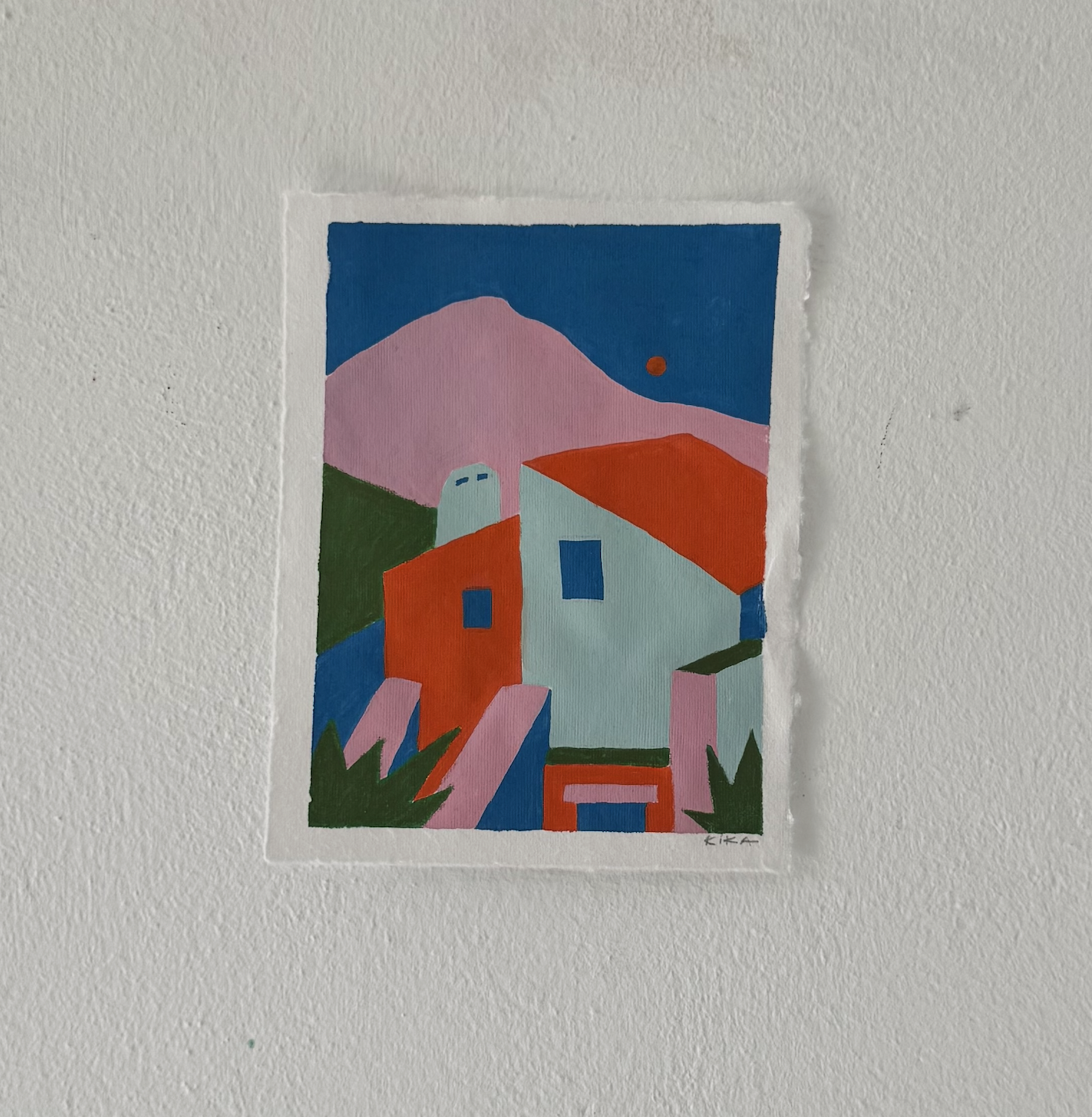Casa en color - Original Painting