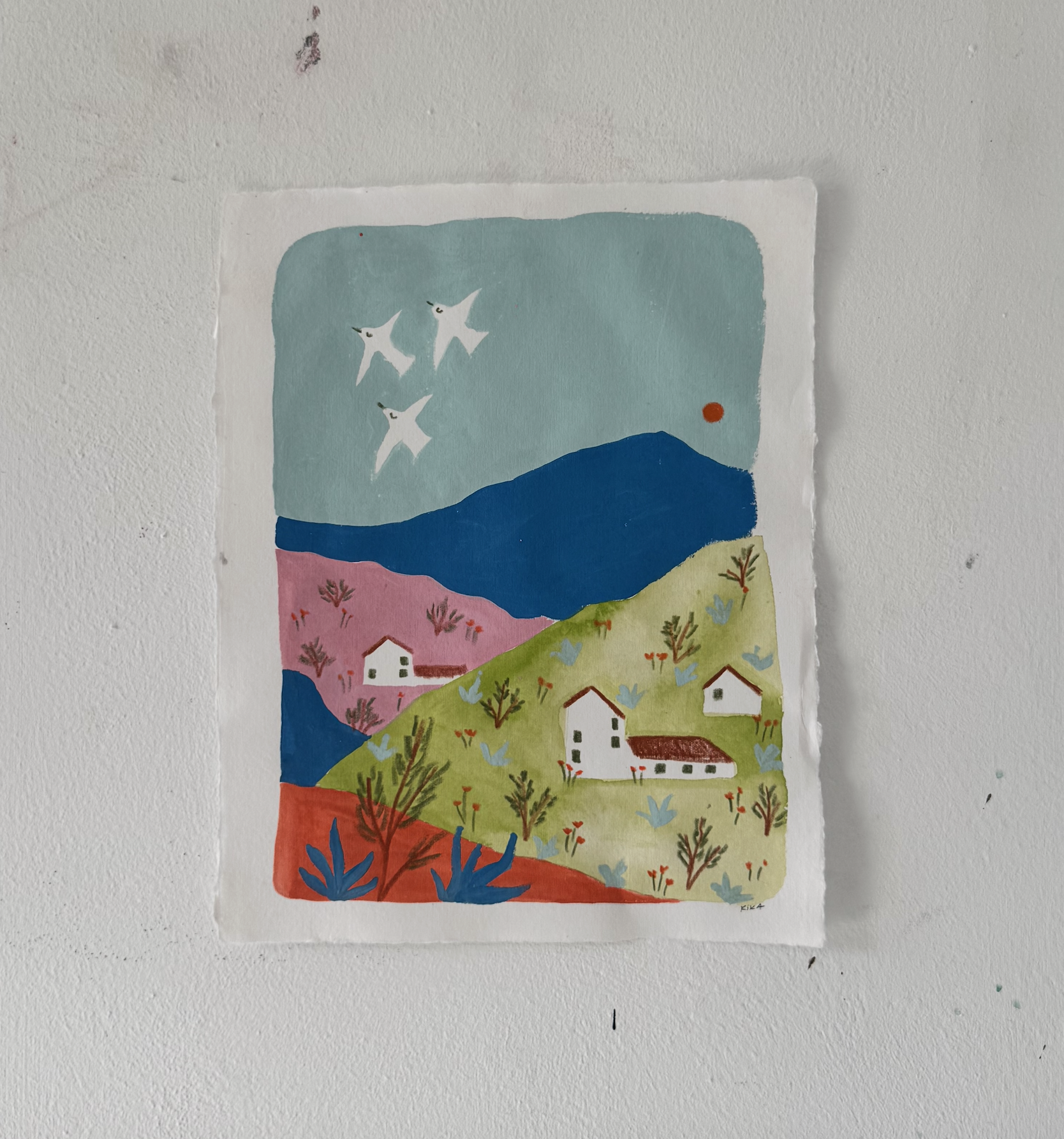 Spanish Hills - Original Painting