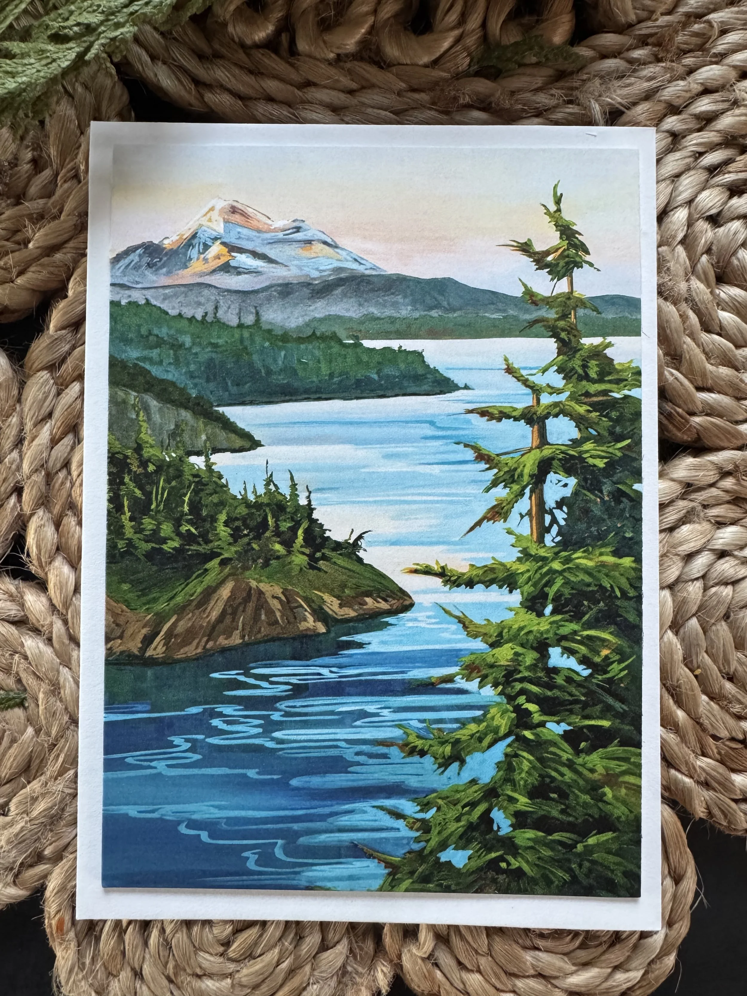 Koma Kulshan/ Mt. Baker Greeting Card