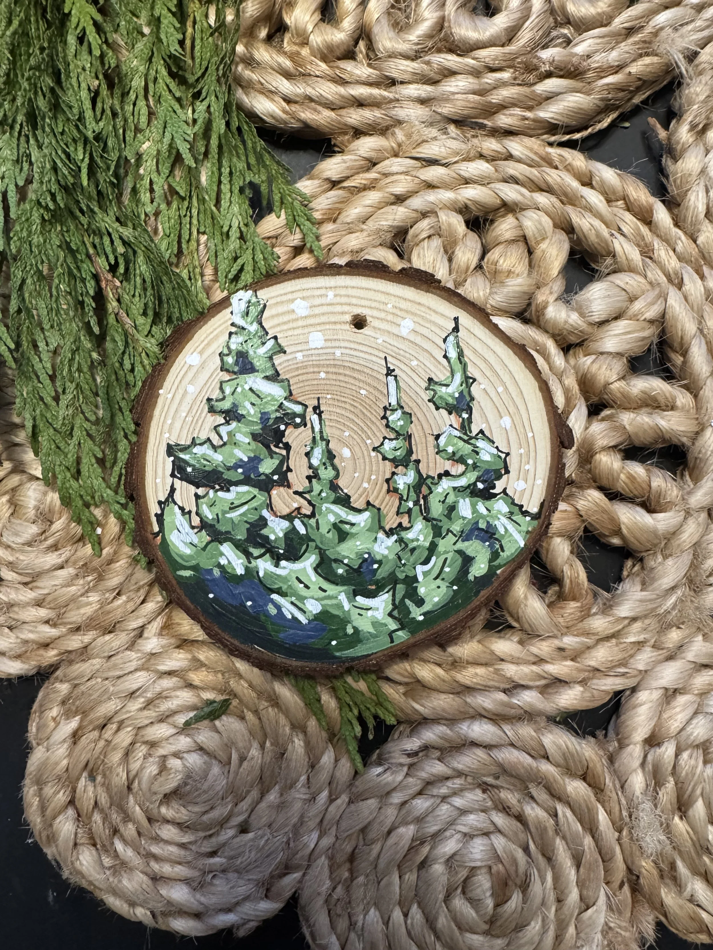 Evergreen Ornament 1
