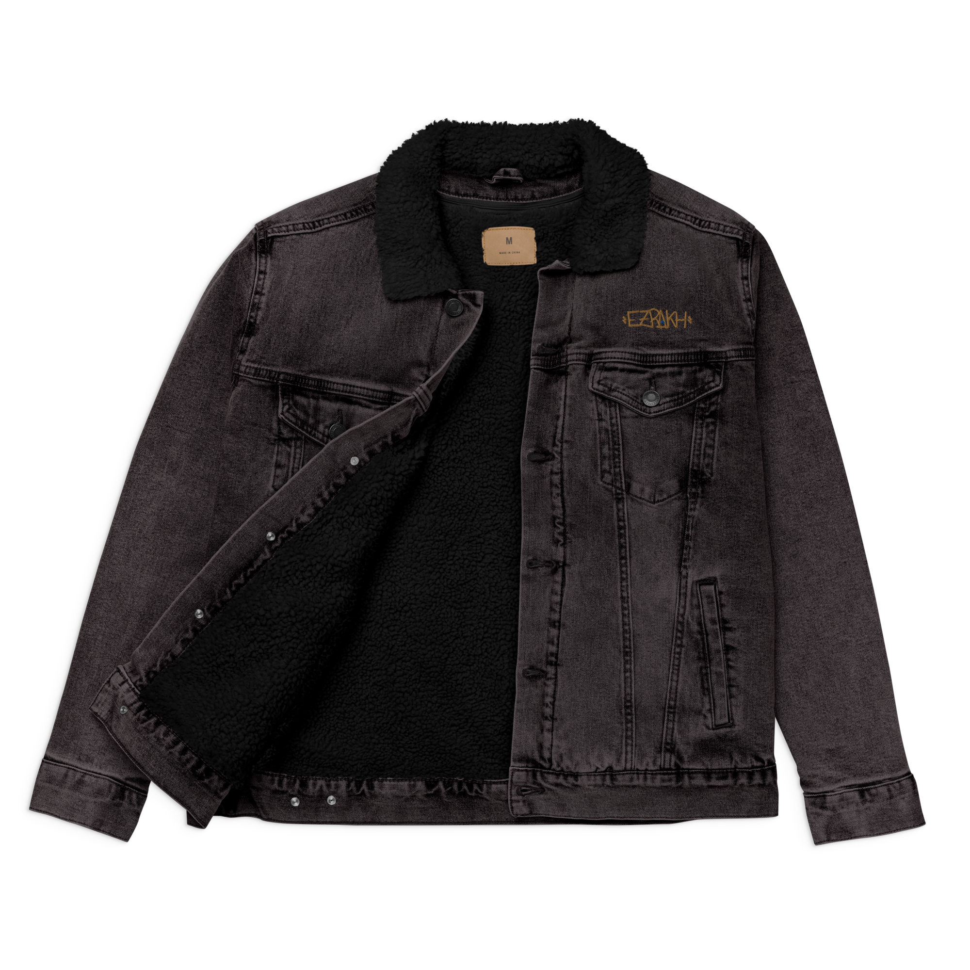 unisex-sherpa-denim-jacket-black-denim-front-2-637afa8429f24.png