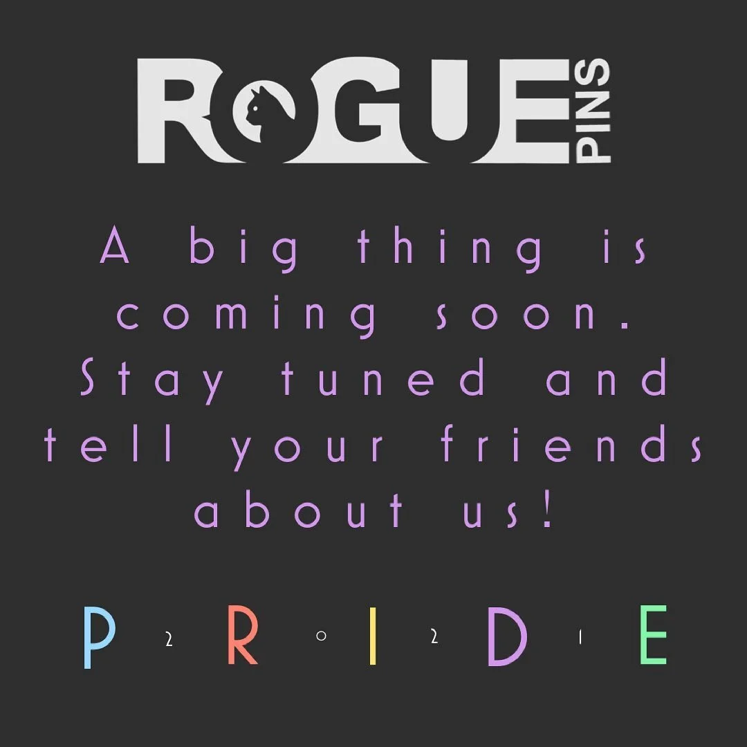 I can&rsquo;t wait to be able to tell you all what&rsquo;s coming in the next few weeks! It&rsquo;s pretty big! 
#enamelpins #pins #smallbusiness #smallbusinessowner #pridemonth #june