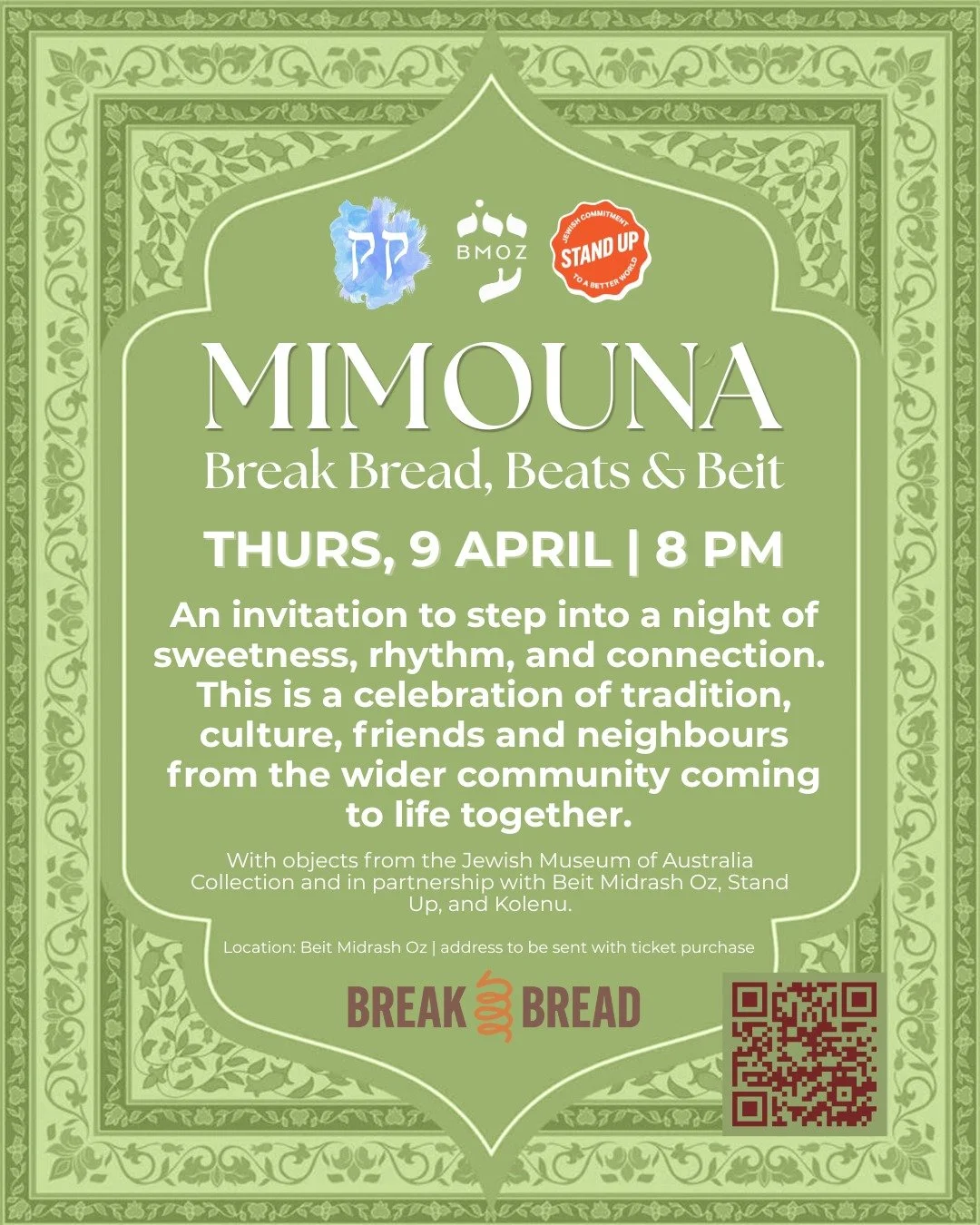 Mimouna Pesach event