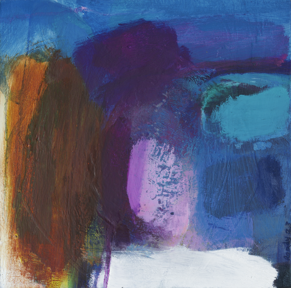 REFLECTIVE oil on canvas 25cmx25cm Kathy Ready.png
