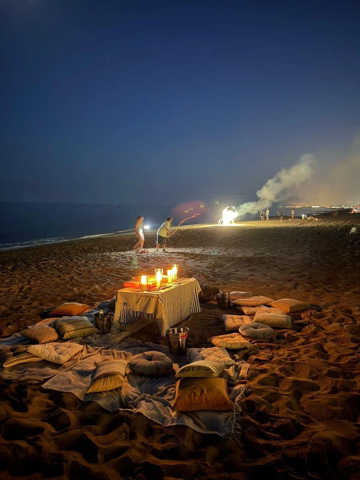 Una noche de Sant Joan frente al mar: un montaje pensado para disfrutar