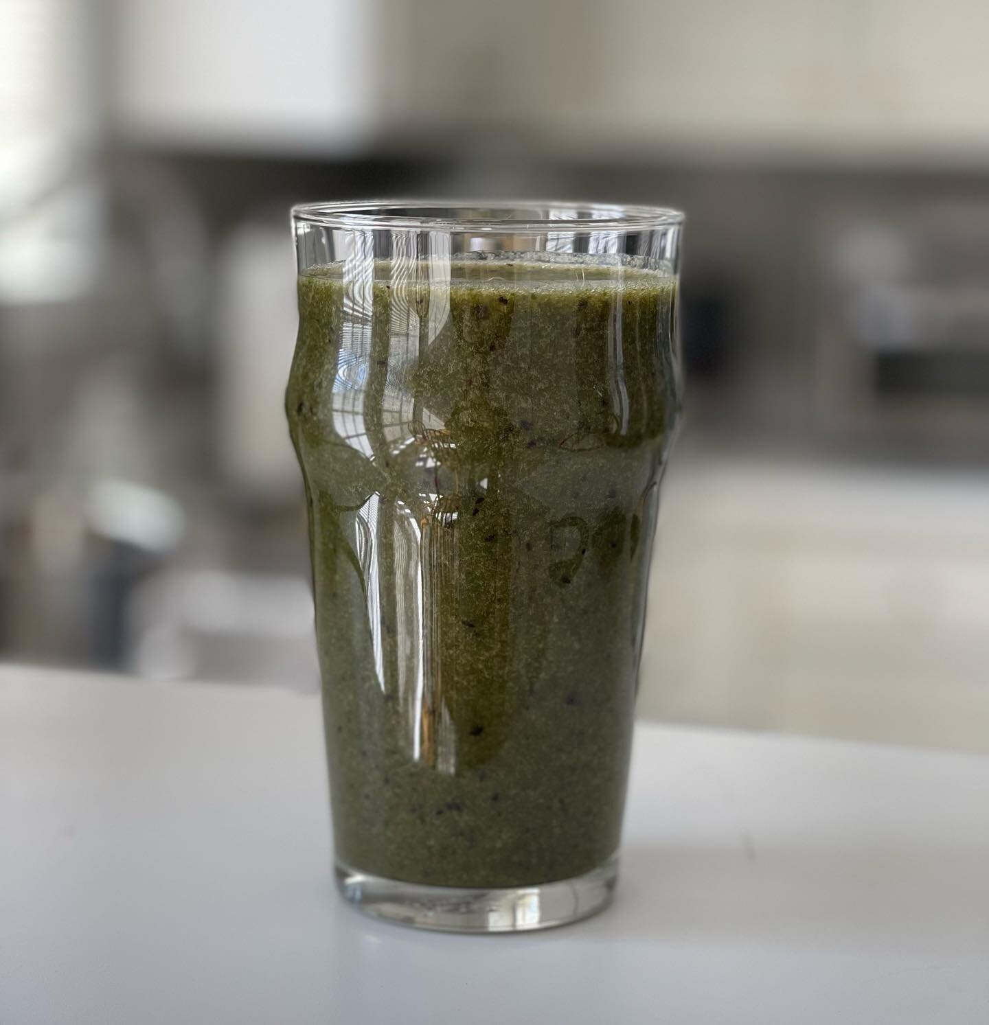 For my birthday this year I gave up meat, seafood, dairy, eggs, oil, processed foods and alcohol. I switched to a whole food plant-based diet and it feels great!

My favorite craft beer glass of yesteryear is now my daily green smoothie glass of toda