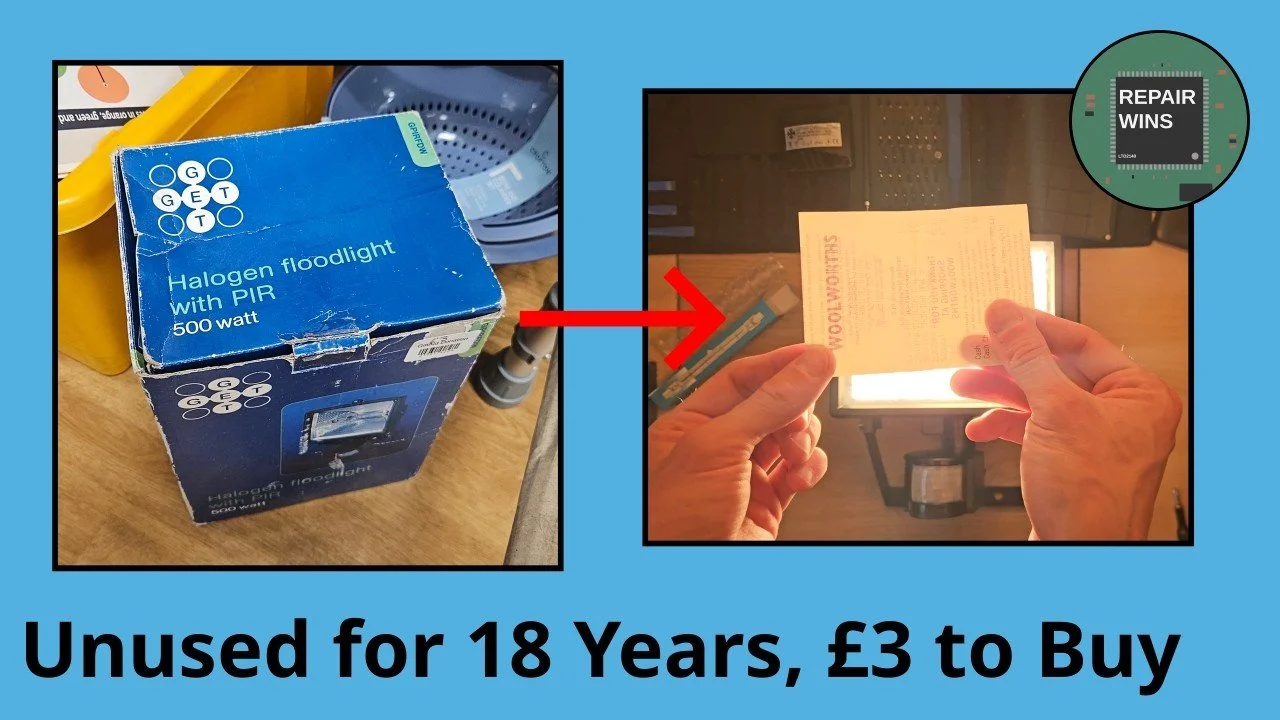 Side Project - Modding a £3 Floodlight to “Improve” my Videos