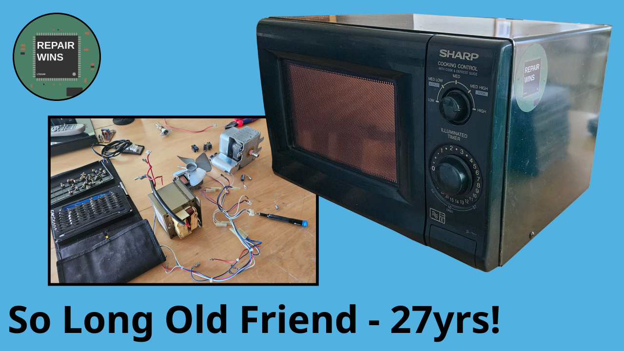 Scrapping my 27 Year Old Microwave