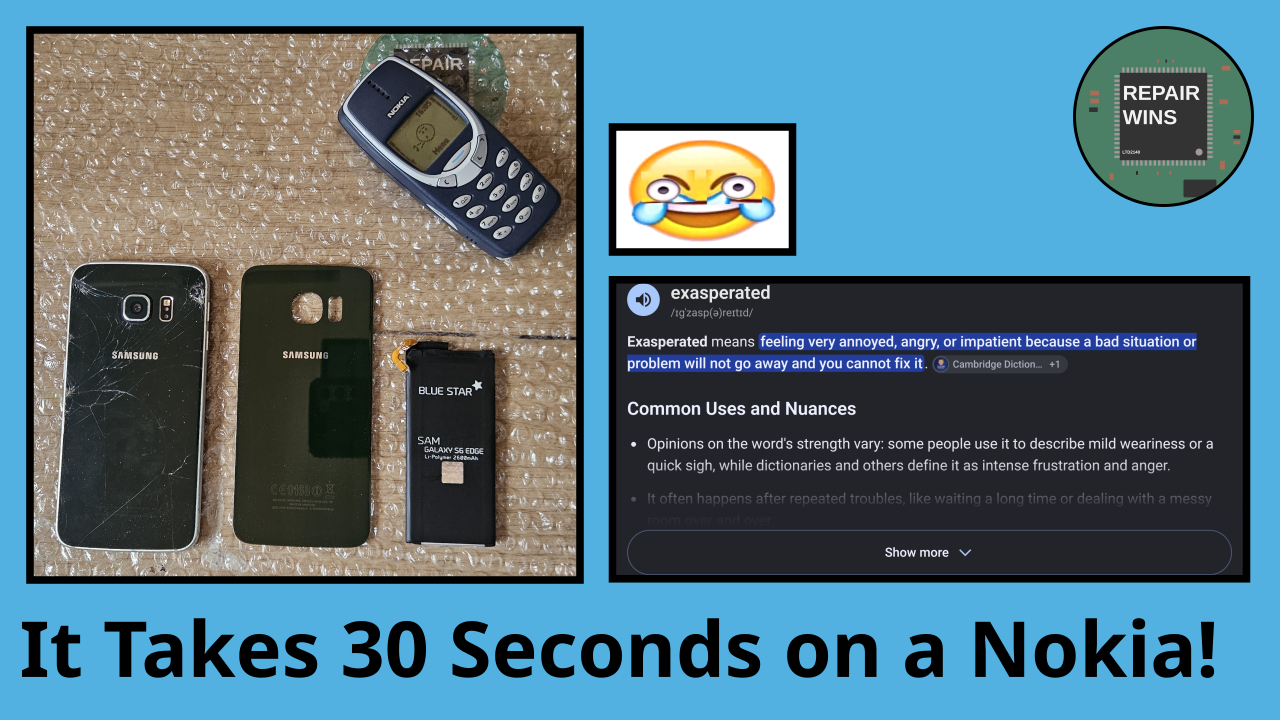 Samsung Galaxy S6 Edge Battery Replacement Fail