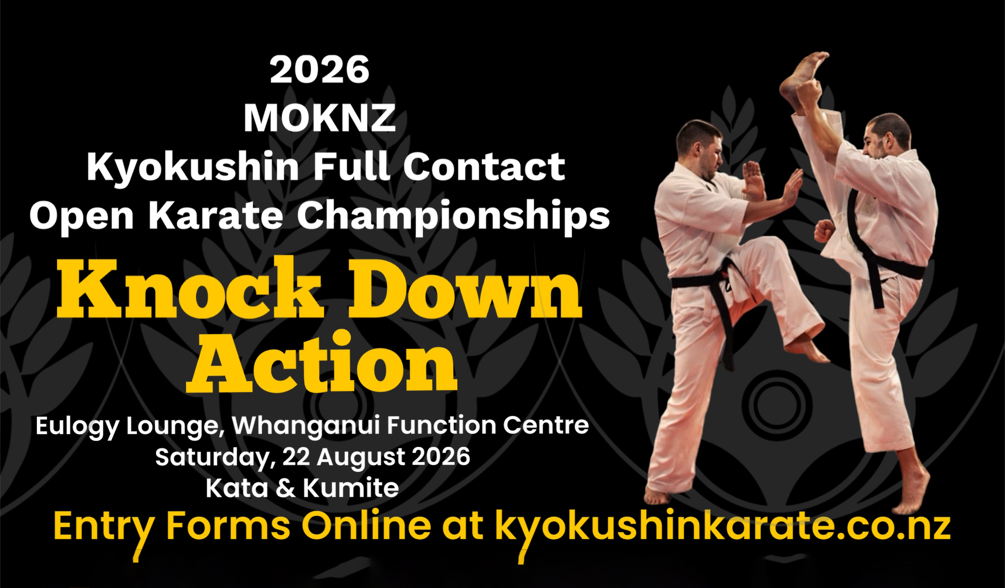 2026 MOKNZ Kyokushin Full Contact Open Karate Championships