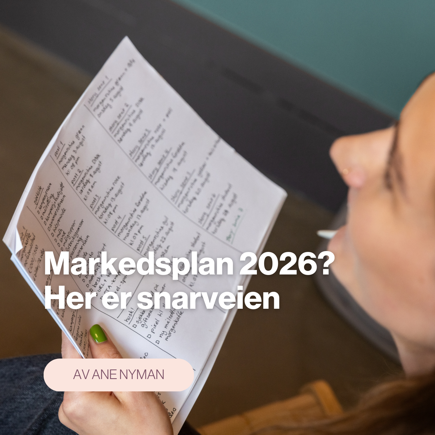 Enkel oppskrift på markedsplan for 2026