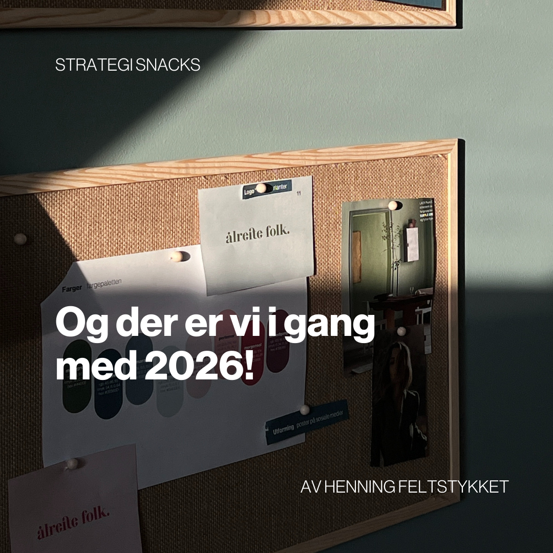 Og der er vi i gang med 2026!