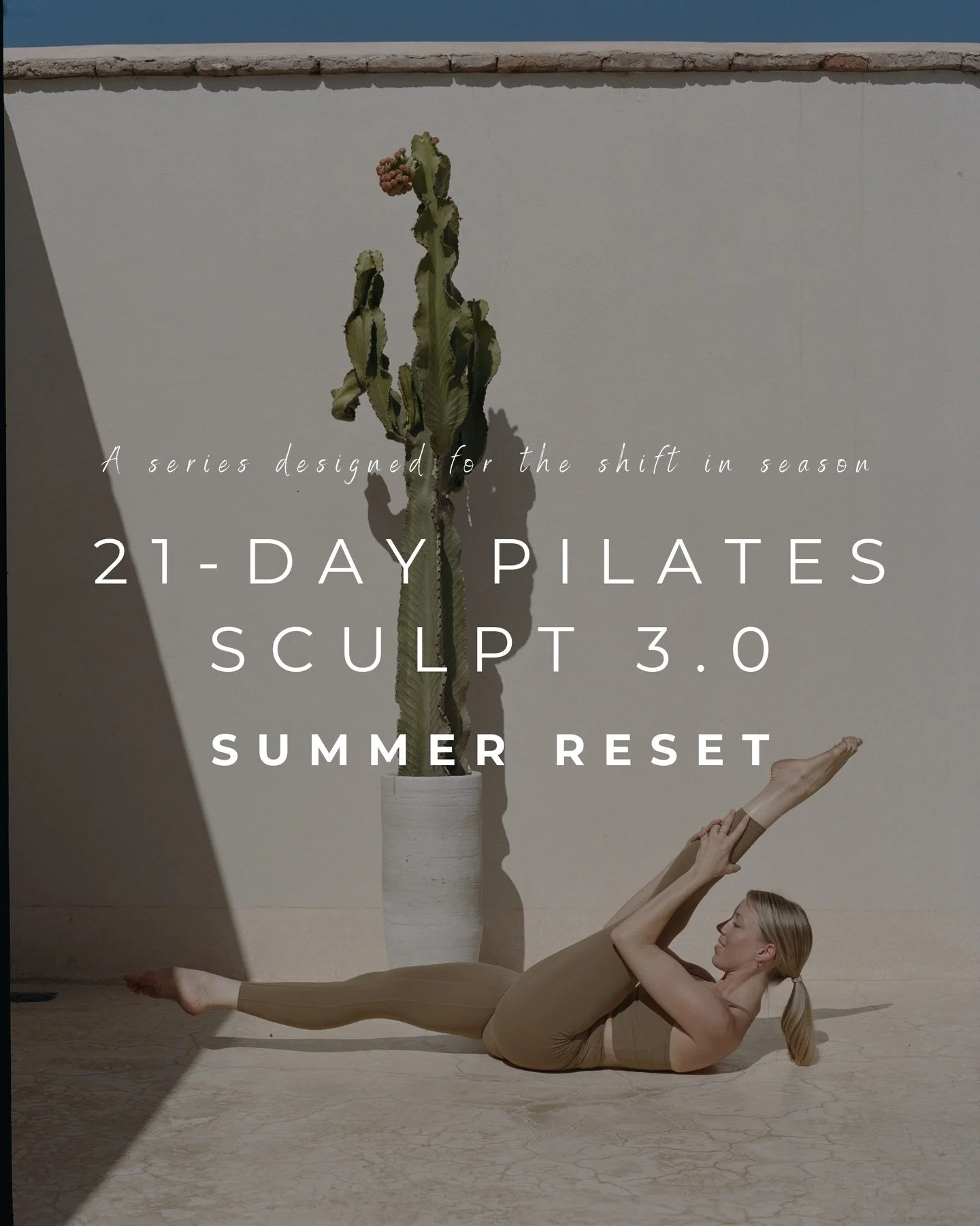 〰️ It&rsquo;s not just about how your body looks, but how it moves and feels this Summer ✨

21-Day Pilates Sculpt 3.0 - Summer Reset is designed to build strength, create definition and support a more balanced rhythm in the body.

By combining Pila
