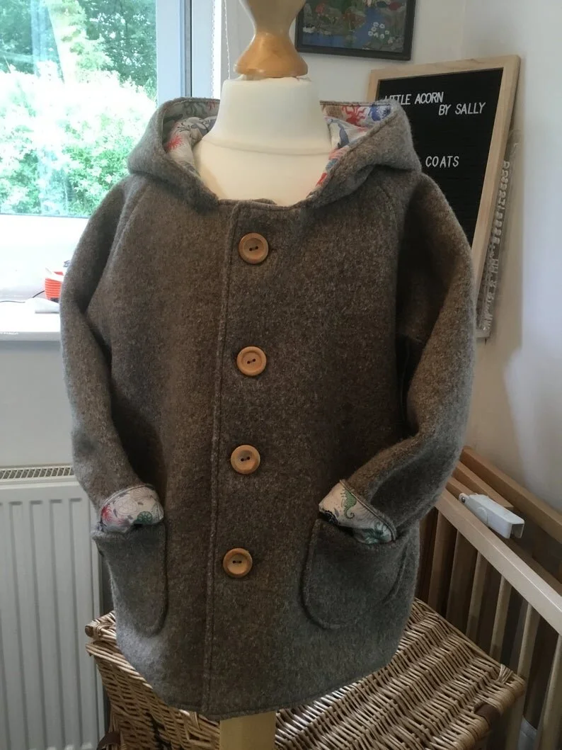 Pixie Coat Faun 4-5 years — Little Acorn by Sally