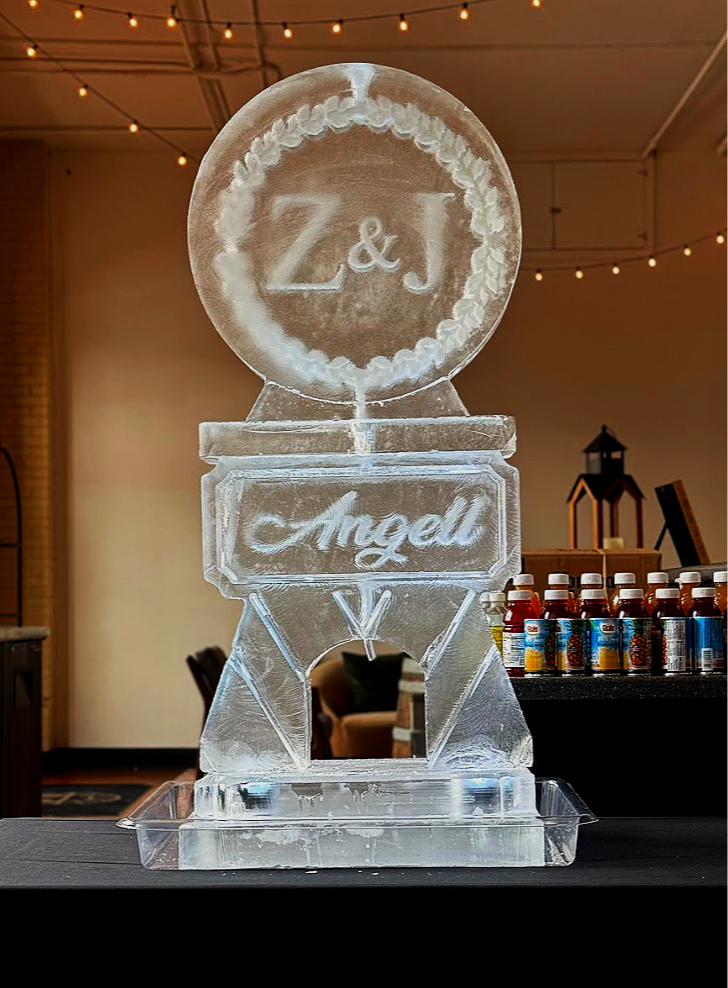 Wedding NC Ice Sculpture Martha Stewart
